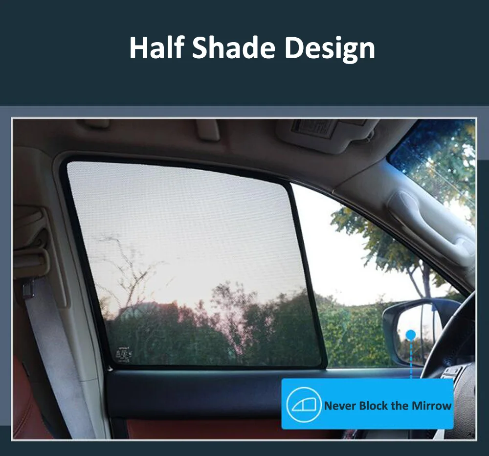 Factory Mesh Sunshade Car Window Shade Luxury Car Curtains For