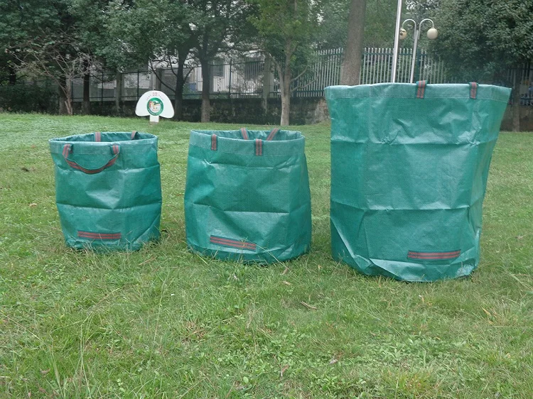Practical Extra Large PP Woven Garden Leaf Bag Folding Storage Bag