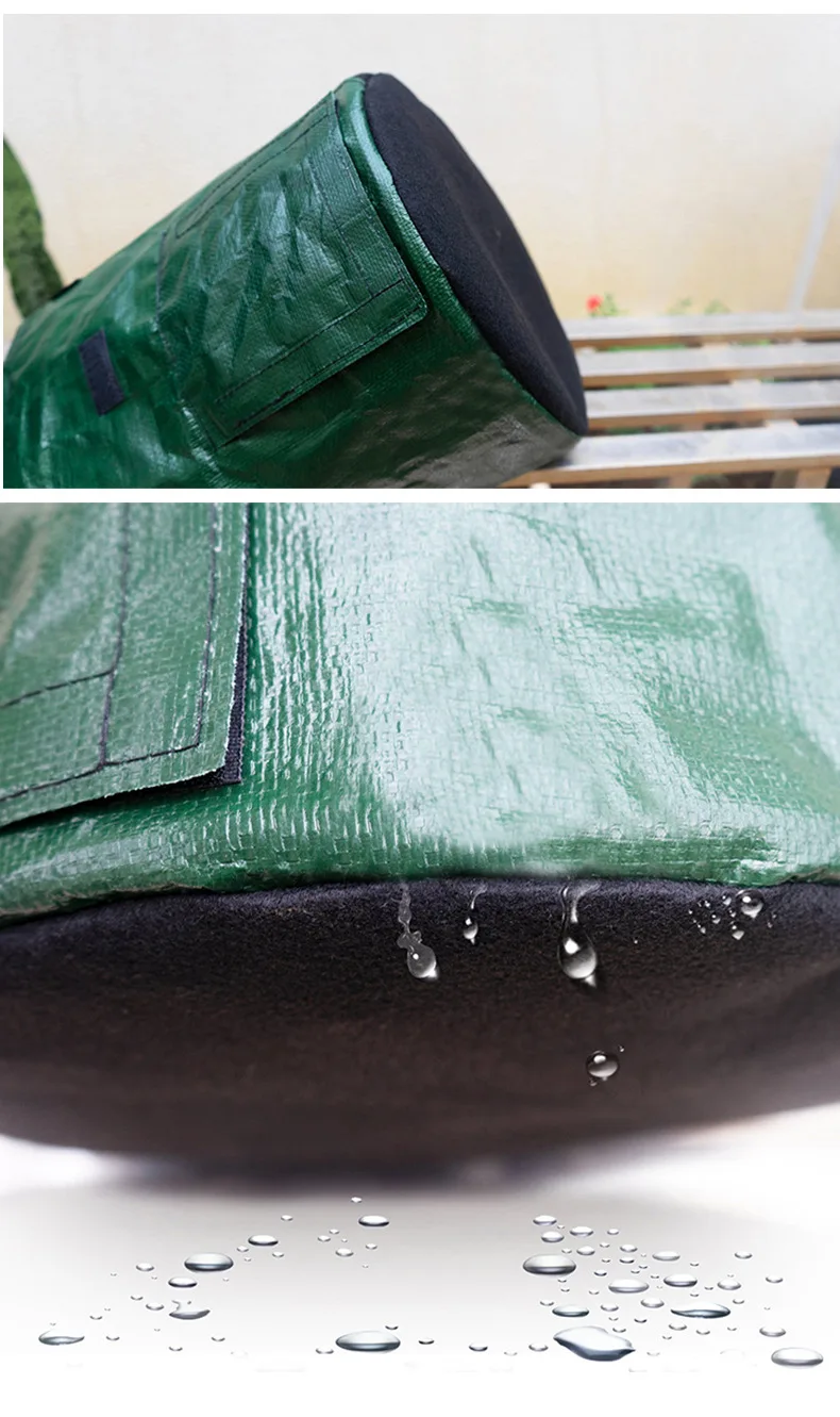 product wholesale factory green pe planting bag for outdoor gardening breathable beauty bag for potato fertilizer grow grow bag-13