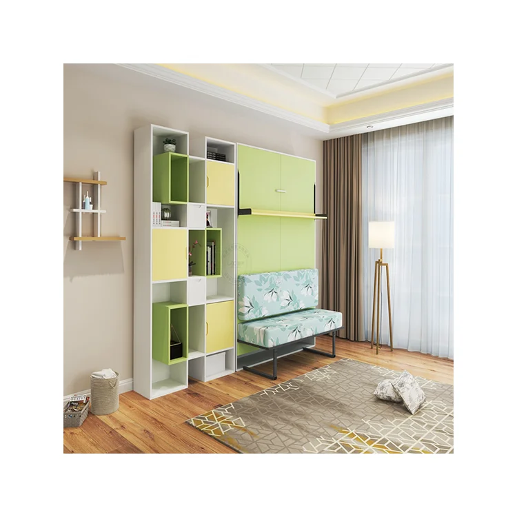 High Quality attached queen folding closet folding wall bunk bed kit