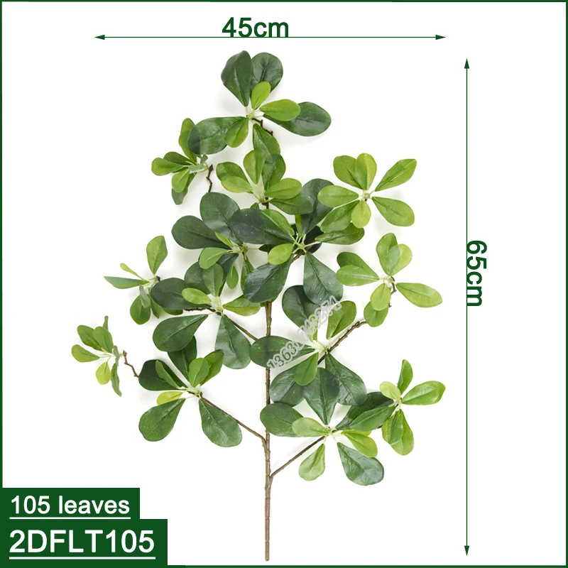 Factory Wholesale Realistic Faux Pittosporum Fake Leaves Artificial
