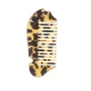 6 Colors Private Label Acetate Fish Shape Personalized Home Comb Round Head Comb