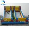 attractive fun slide kids outdoor inflatable dual slides for commercial use