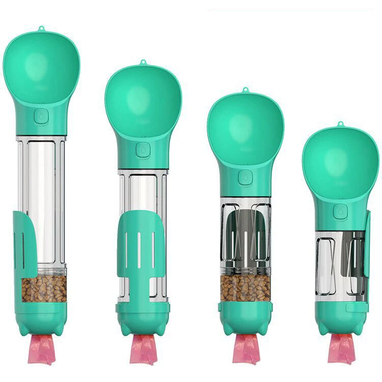 Poodle Pet Portable Pet Water Dispenser | Dog Travel Water Bottle And Bowl 17 Oz Capacity Recyclable Food Grade Plastic Bpa Free Safe For Dogs Cats And Rabbits Great Pet Birthday Gift