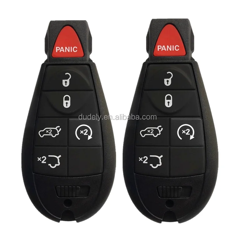 cciyu 1PC Uncut 5 Buttons Keyless Entry Remote Fob Replacement fit for Chrysler 300 Jeep Grand Cherokee Dodge Magnum Charger Durango Challenger M3N5WY783X, IYZ-C01C 