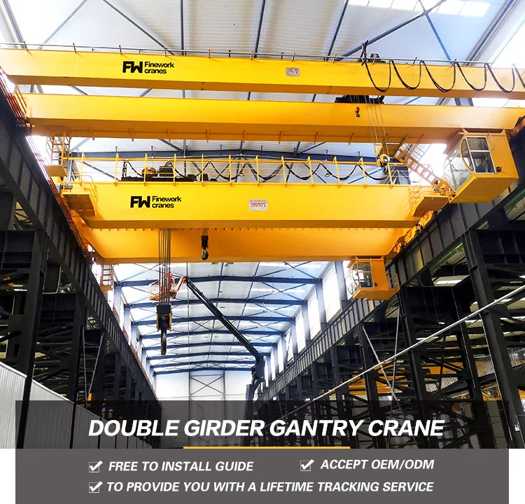 High Performance Overhead Crane 3.2 Ton 5 Ton Operator Safety Equipment
