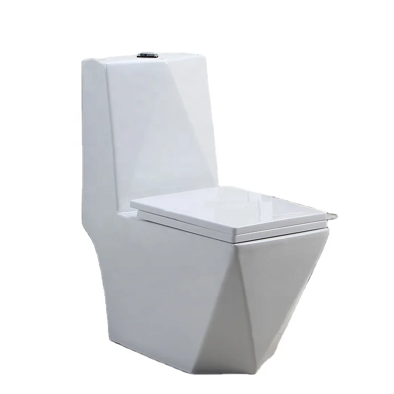 
Nice design diamond big size one piece washdown square toilet for middle east favorite wc toilet 