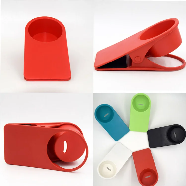 Plastic Clip Cup Holder For Home Restaurant Office Table Drinking Cup 