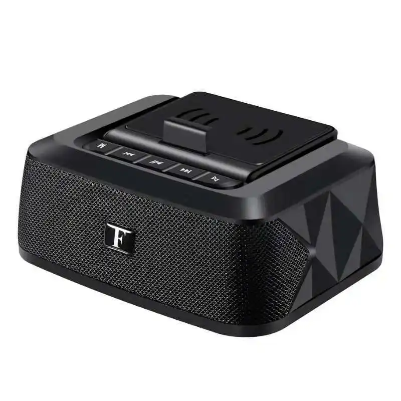 multi function 3 in 1 Wireless Charger Bluetooth Subwoofer Speaker , Home Theater System1500mah Power Bank - ANKUX.COM