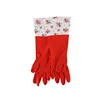 Household Natural Cheap Worker Silicone Long Sleeve Cleaning Printing Kids Rubber Gloves