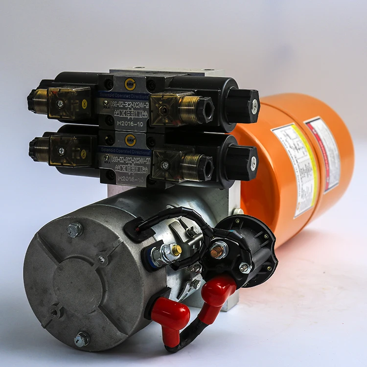 12 Volt Auto Lift Mini Hydraulic Power Unit High Performance Electric