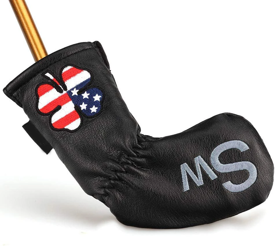 Customizable Label Golf Iron Head Cover Pu Leather Material Driver