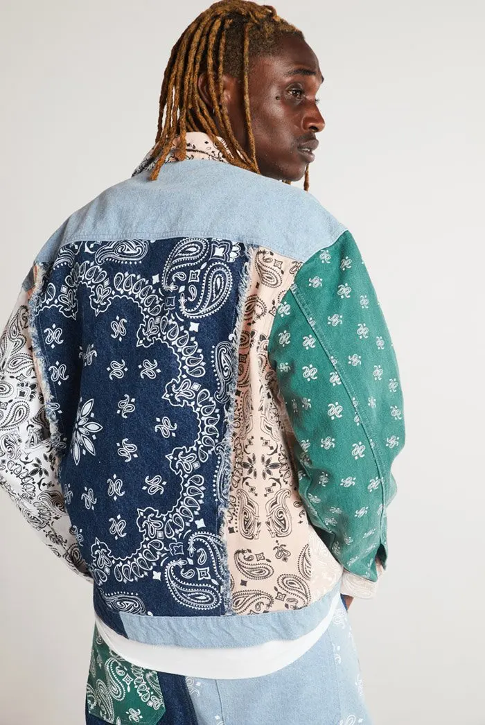 2020 Fashion Patchwork Paisley Print 