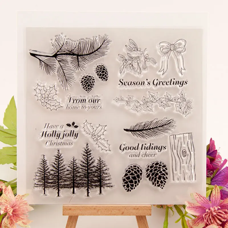 
Decor Supplies New Design Transparent Clear Stamp Cute Reusable Silicone Clear Stamps 
