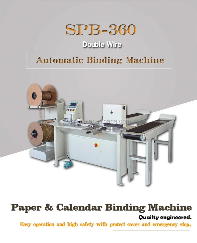Automatic Double Wire Binding Machine For Notebook And Calendar Buy