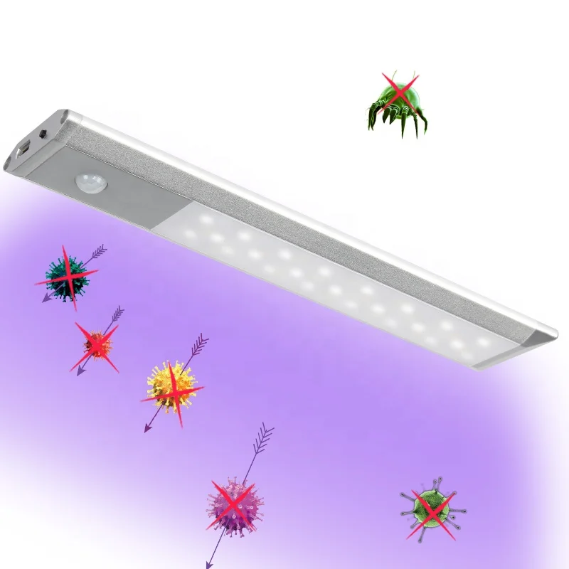 wardrobe uvc led steriliser with motion sensor uv c lamp sensor pri pir sensor uvc uva led lamp closet
