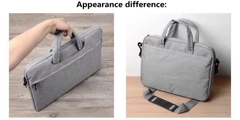 Lightweight new material simple portable diagonal cross-section laptop briefcase bag for multi-size computer