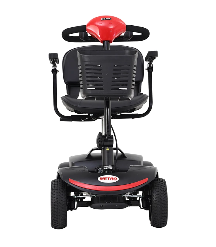 Rehabilitation Therapy Supplies Foldable Lightweight Travel Electric Mobility Handicapped Scooter