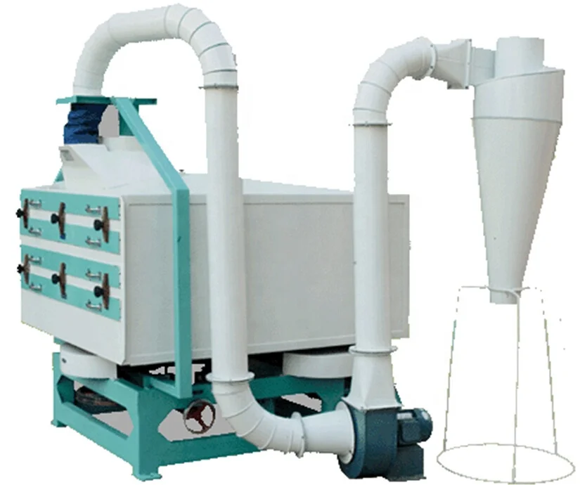 Good Quality White Rice Sifter Rice Grader Machine With Bran Suction