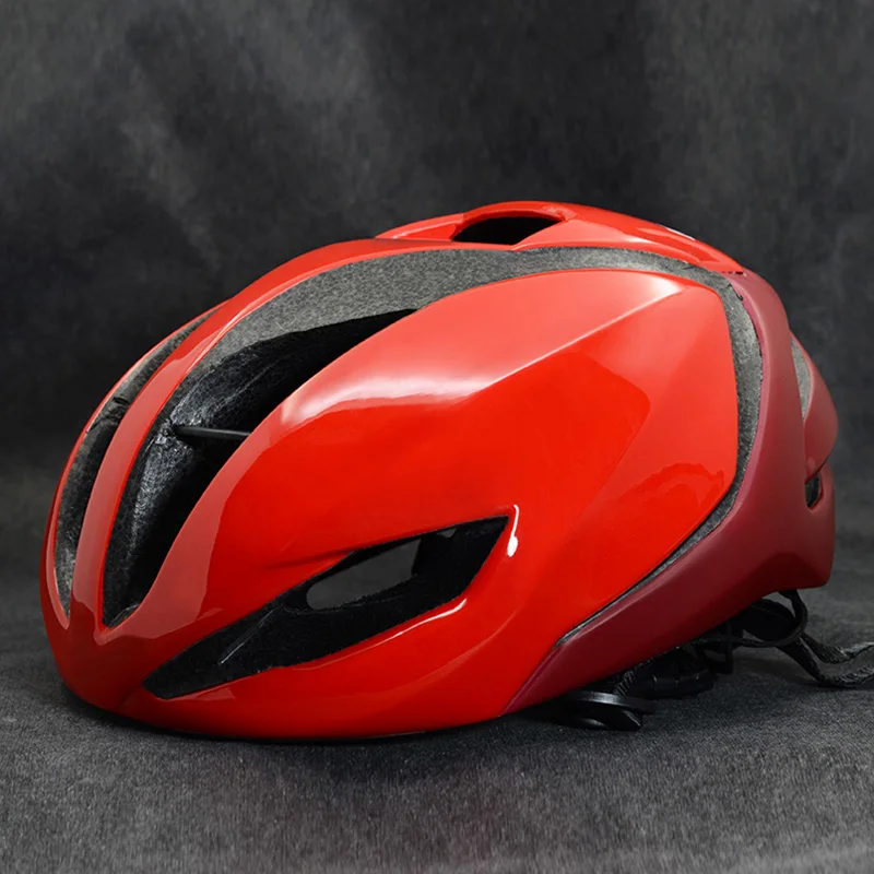 超轻骑行头盔红色 mtb 航空自行车头盔安全帽 m 54-60厘米 frehipping