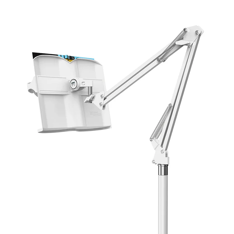 Foldable Floor Reading Book Stand Adjustable Metal Book Stand Holder