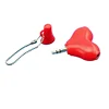 Headphone 2 jacks splitter with cup and keychain for promotional items with logo print