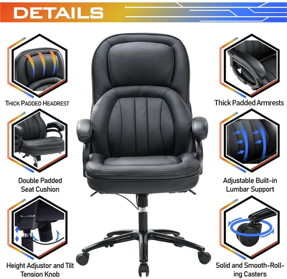Vanbow Ergonomic Ergo Human Executive Exclusive Leather Relaxing Office