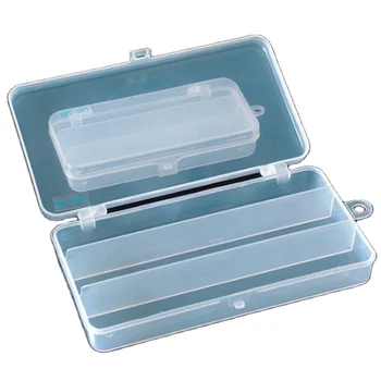 small plastic tackle box