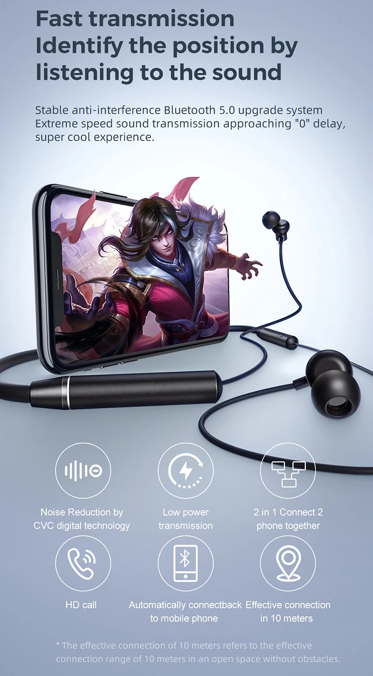 New four nuclei foldable wireless headphone freedom wireless earbuds - ANKUX.COM