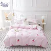 European style strawberry printed cotton duvet cover sets