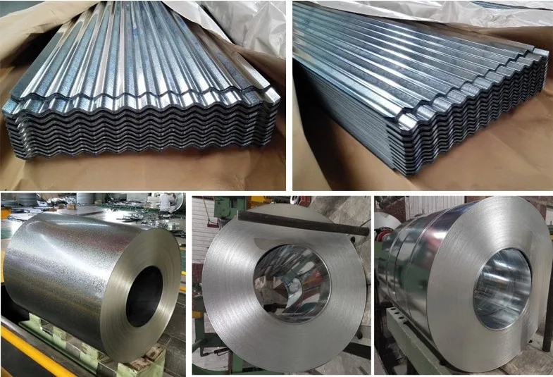 锌波纹金属素面屋面铁片镀锌屋面每片价格