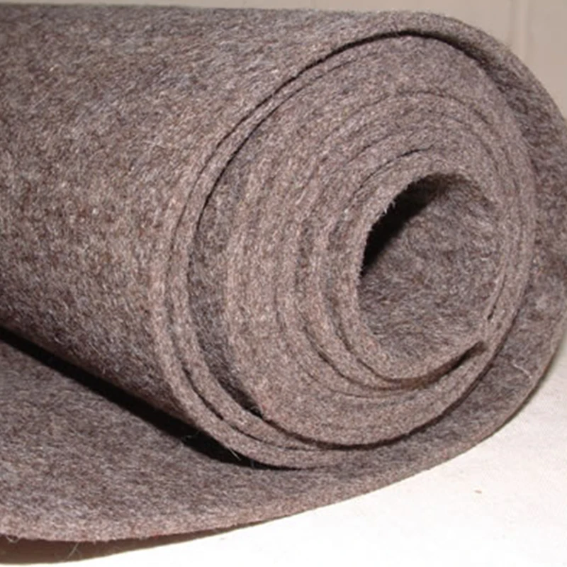 优质白色100% 毛毡面料卷