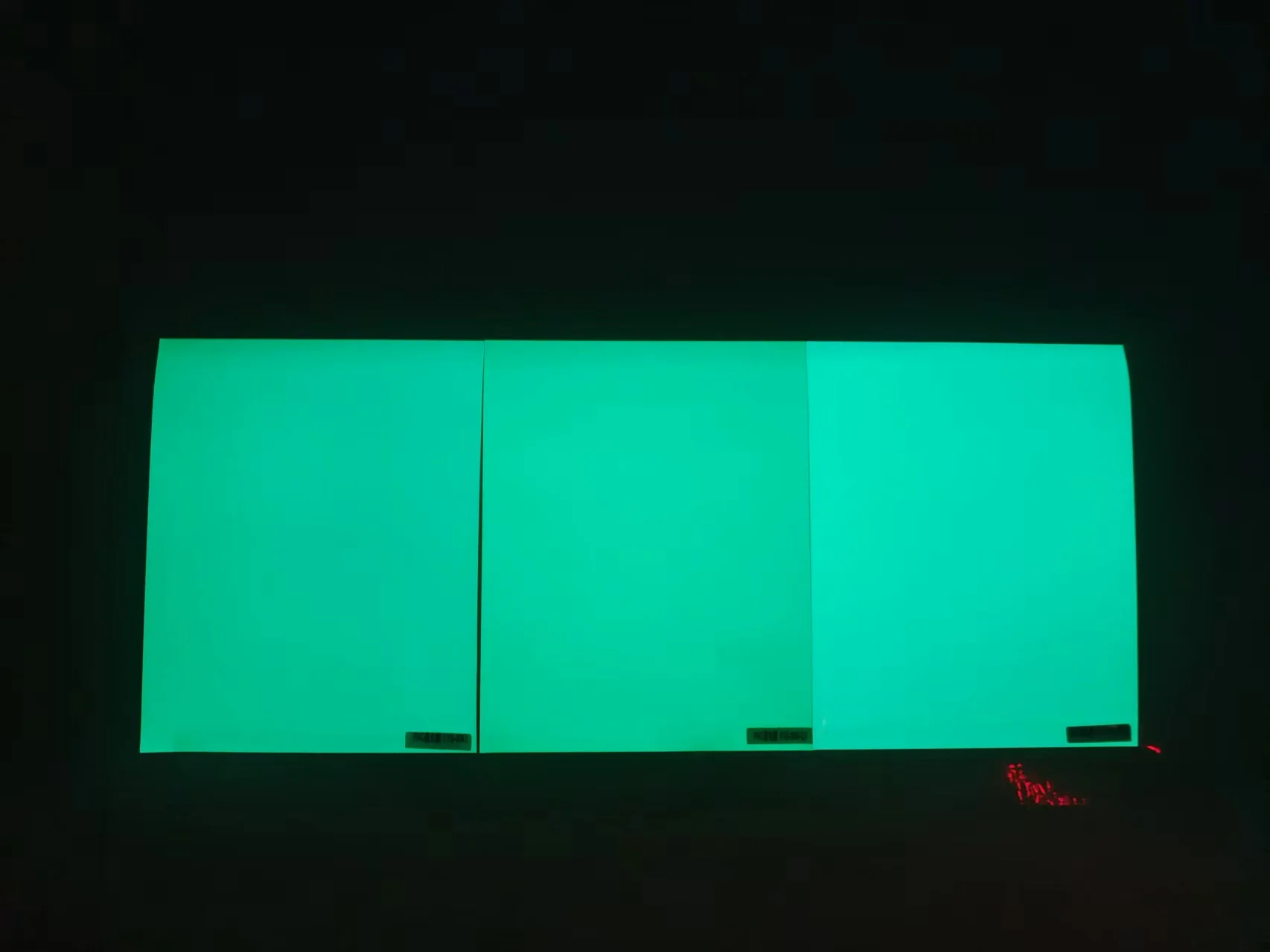 3HAO Customized PVC Photoluminescent Warning Film with High Visibility Adhesive Glow in the Dark Sticker manufacture