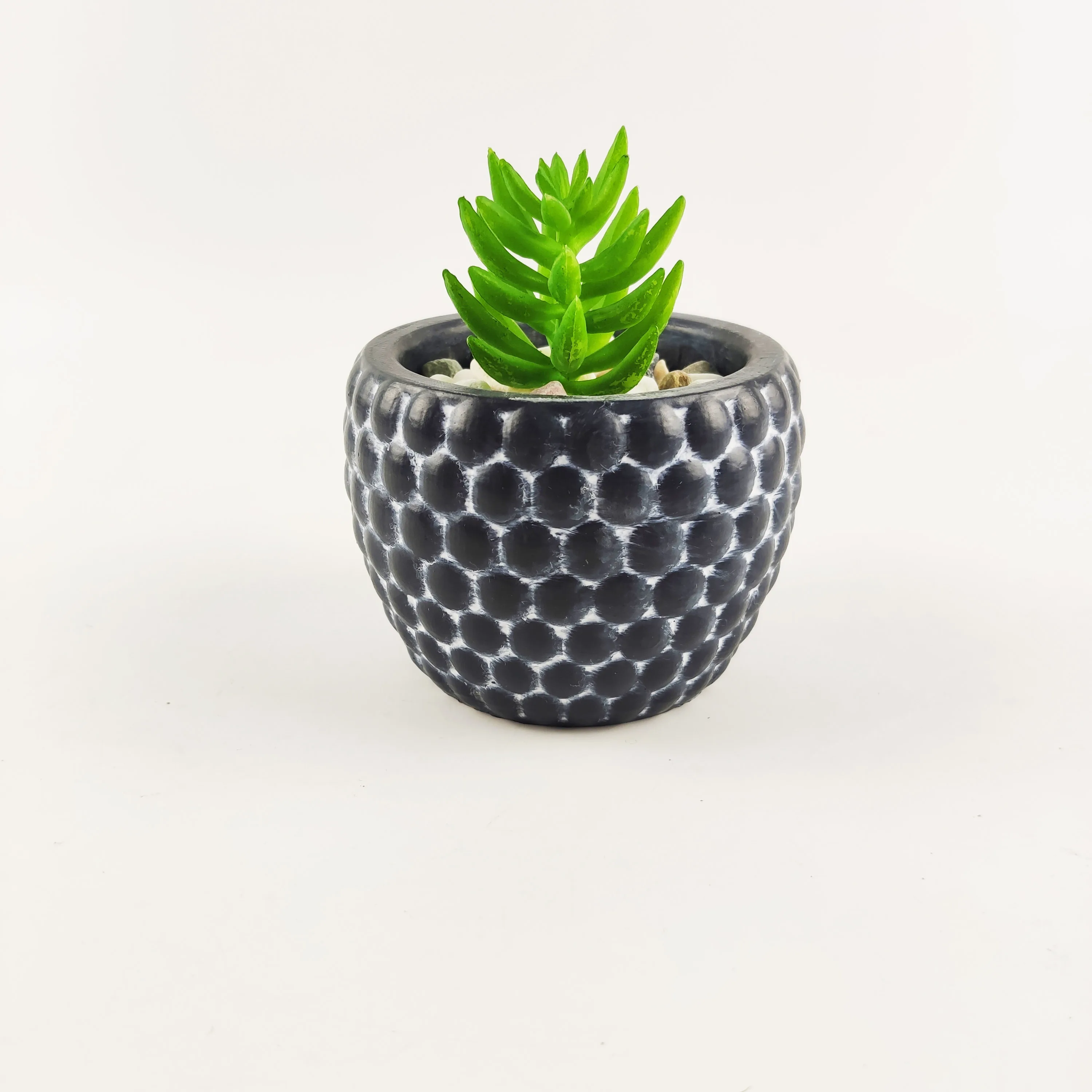 cheap price most popular planter round shape cement flowerpots