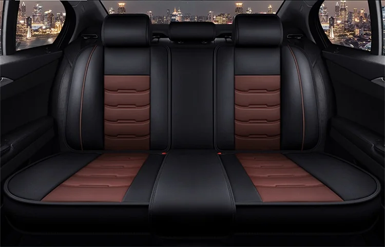 Leather Car Seat Cover Four Seasons Universal Wash-Free Cushion Easy-to-Care Seat Accessory supplier