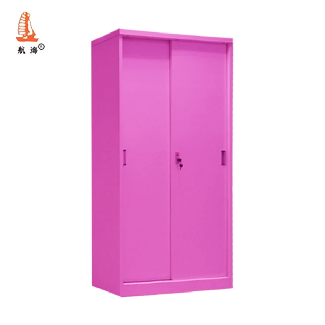 Pink 2 Door Steel File Cabinet Metal Cupboard Designs With Price Office Cupboard Sliding Door With Adjustable Shelves Buy Office Cupboard Sliding Door Metal Cupboard Designs With Price 2 Door Steel File Cabinet