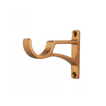 High Quality Side Mounted Rod Brackets Wall Curtain Rod Brackets Wall Mounted Curtain