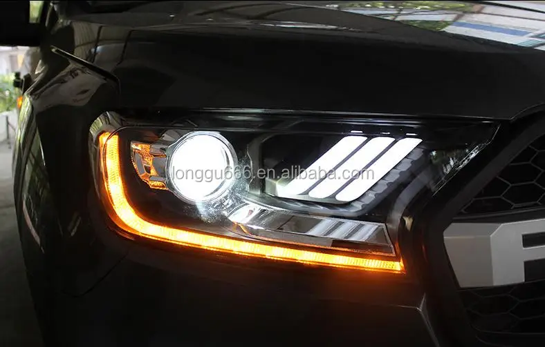 Car Styling Headlight For Ford Ranger Everest 20152018 Mustang