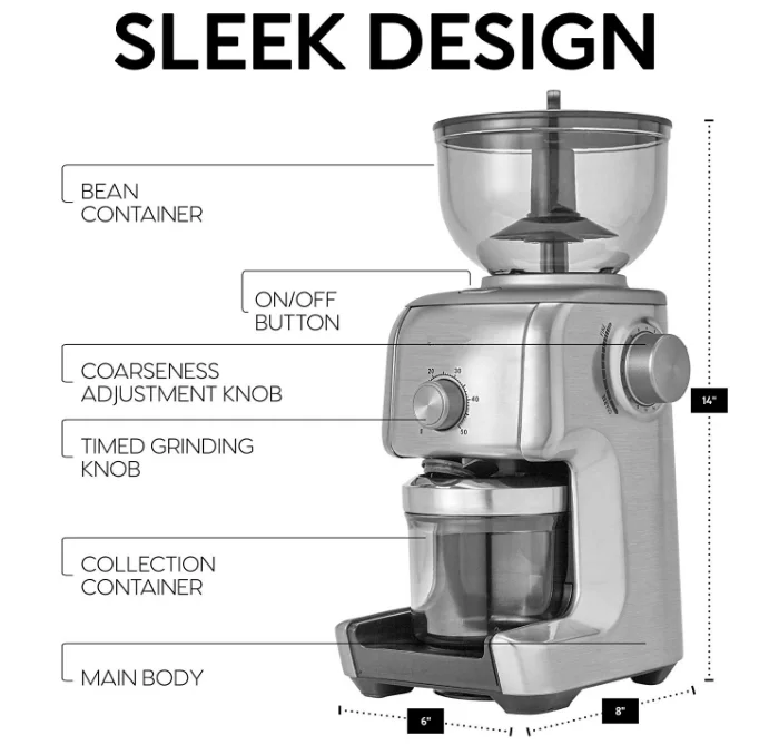 Conical Burr Coffee Grinder/flat Burr Coffee Grinder Kwg250 Kwg250h