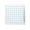 single function 8" big multi size square fixed cheap water efficient metal rainfall over shower head 10" polish chrome 12" OEM
