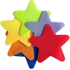 Colorful Preschool Carpet Markers Sitting Spot Dots Classroom Floor sit spot Star&Circle Shape Hook and Loop Tape