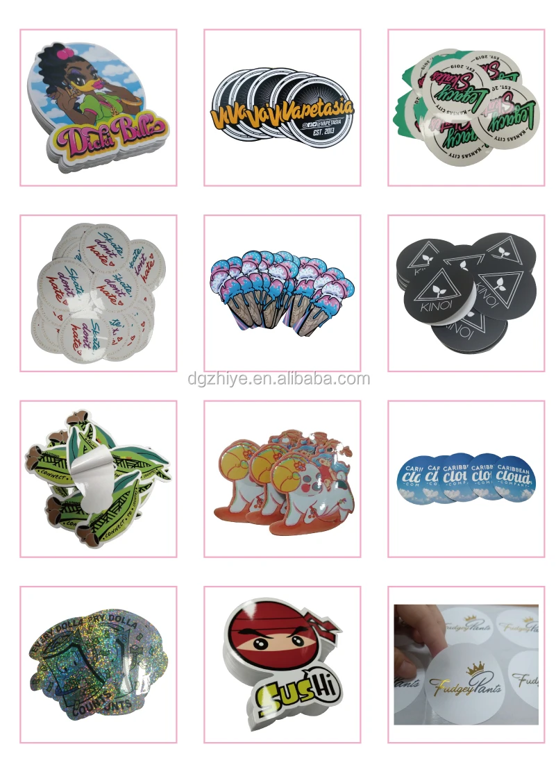 custom stickers small quantity