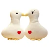 Fashion new white plush pillow stuffed animal duck toys cute easter gift plush duck toy