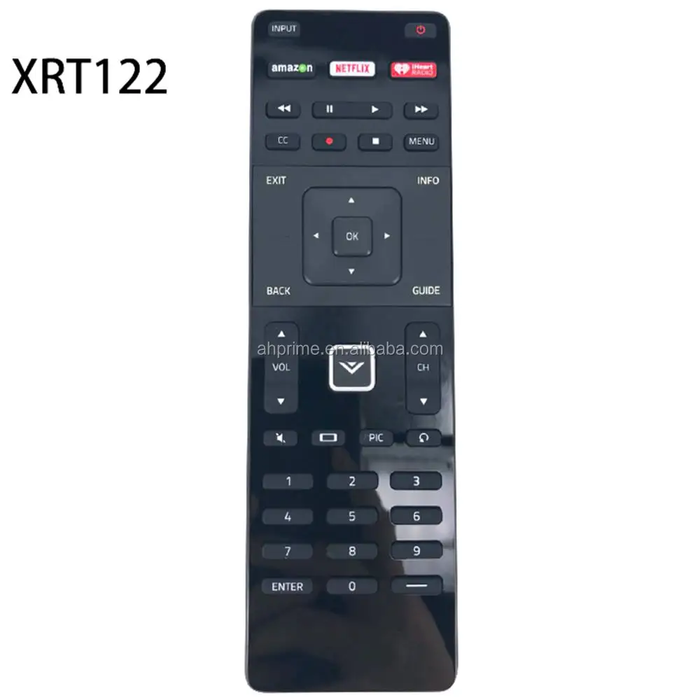 US New Remote Control XRT122 for VIZIO LED HDTV with iHEART RADIO NETFLIX Keys 