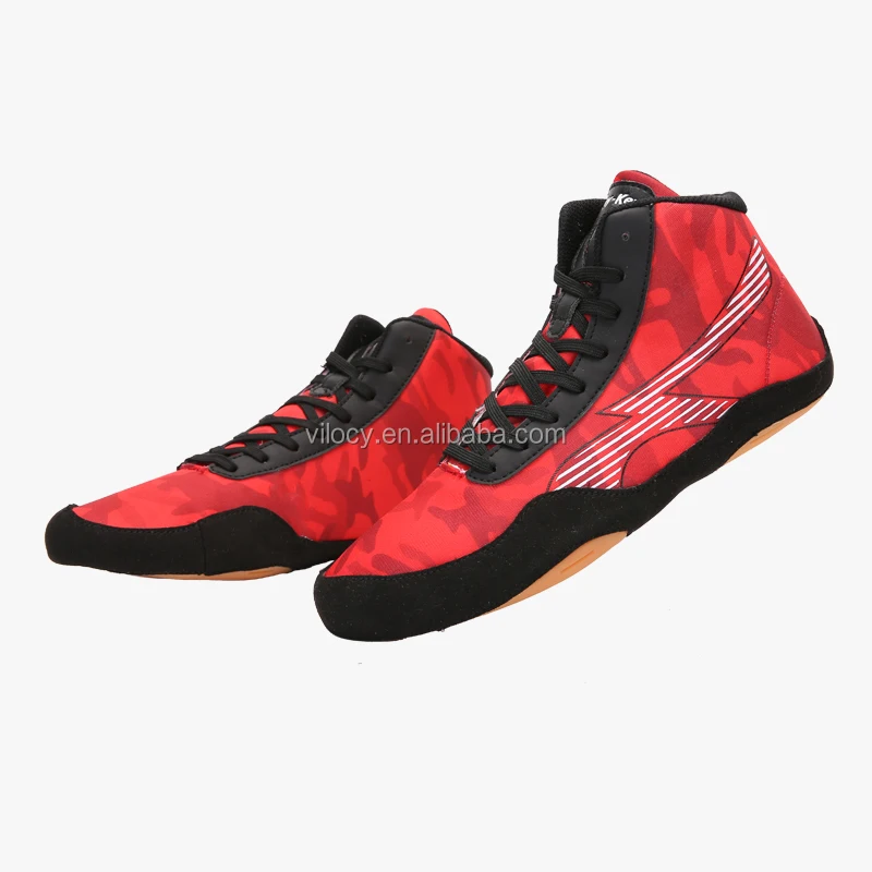 Male Female Competition Shoes Wrestling Fighting Sanda Nonslip