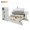 4 Axis Wood Cnc Router 3D Engraving Machine With Rotary Cnc Router