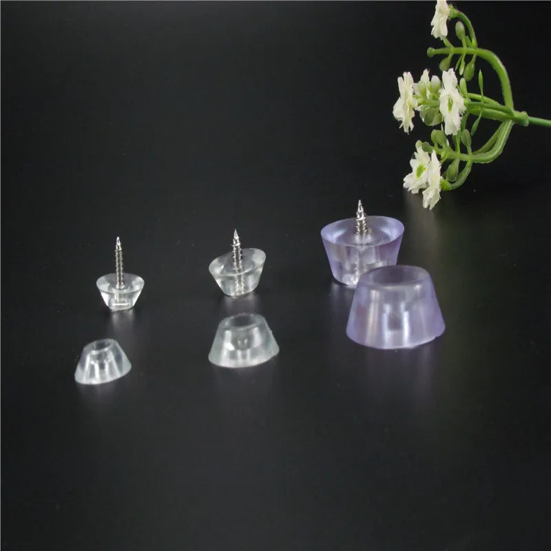 Furniture Silicone Rubber Pads Clear Adhesive Bumper Pads Clear Rubber