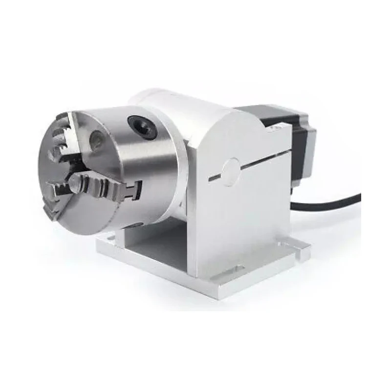 Rotary Device Table Fiber Laser Marking Machine With Metal Rotating