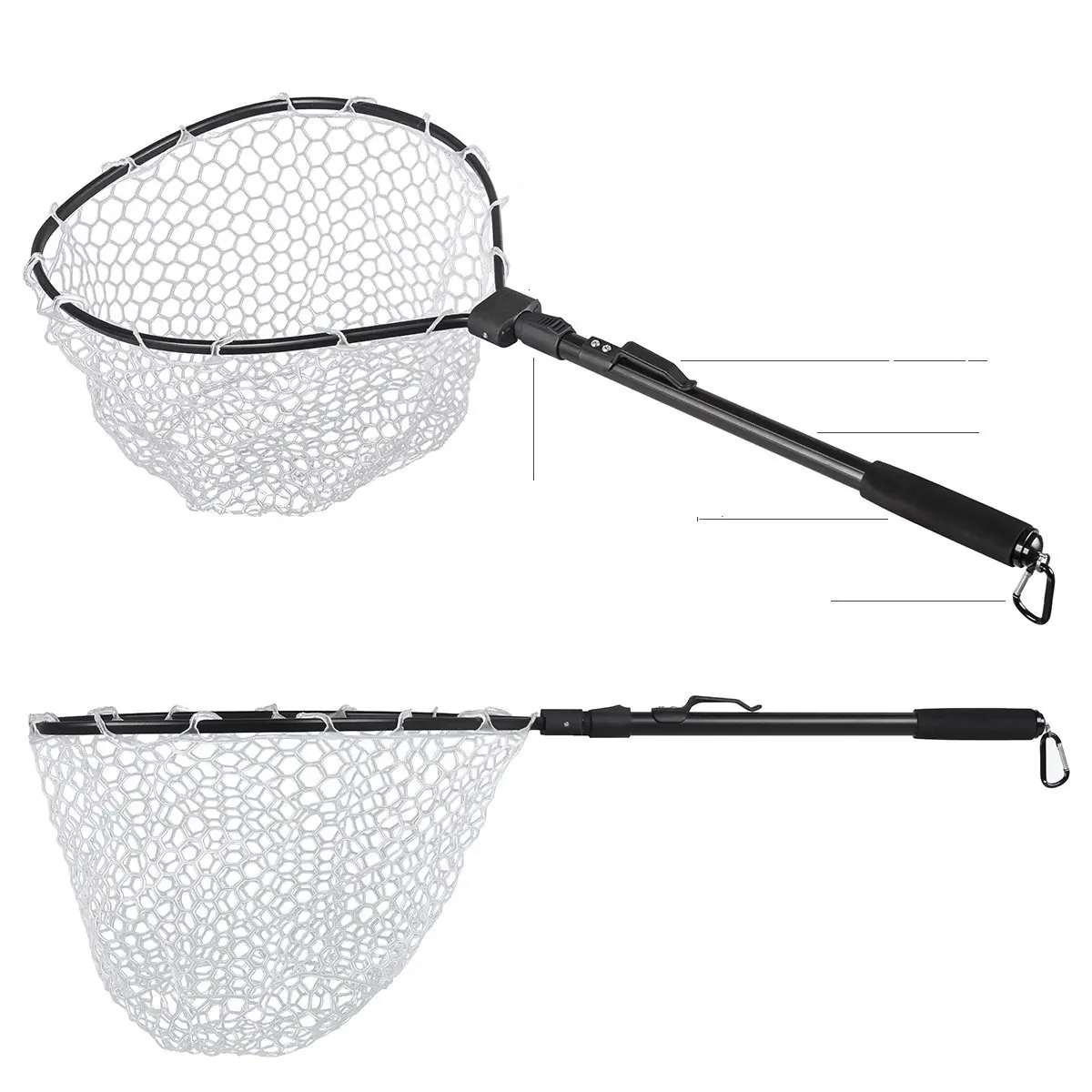 fly fishing net rubber