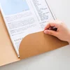 factory custom embossing printing manila paper file folder with one pocket paper presentation folder pamphlet packaging